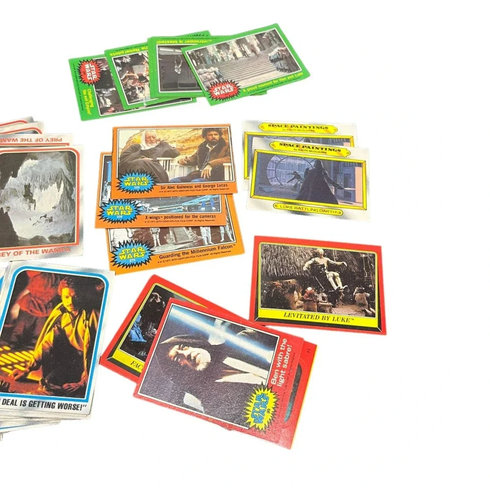 Star Wars Trading Cards - Mixed Lot Vintage 70's 80's